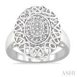 1/20 Ctw Single Cut Diamond Fashion Ring in Sterling Silver
