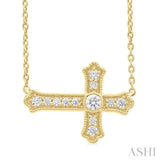 .33CTRDDM BOW PETITE PD YG 14K-G+CH*