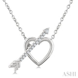 .12CTRDDM HEART TOGGLE NK WG 10K-G*