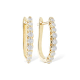14KT Gold Diamond Earrings