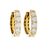 14KT Gold Diamond Earrings