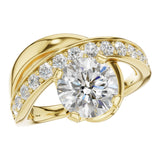 14KT Gold Diamond Semi-Mount Engagement Ring