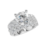 14KT Gold Diamond Semi-Mount Engagement Ring