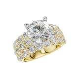 14KT Gold Diamond Semi-Mount Engagement Ring