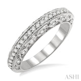 3/8 Ctw Diamond Matching Wedding Band in 14K White Gold