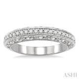 3/8 Ctw Diamond Matching Wedding Band in 14K White Gold