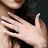 1/20 Ctw Round Cut Diamond Ring in Sterling Silver