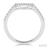 1/4 ctw Round Cut Diamond Wedding Band in 14K White Gold