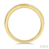 1.00 ctw Arched Round Cut Diamond Wedding Band in 14K Yellow Gold