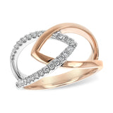 14KT Gold Ladies Diamond Fashion Ring