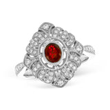 14KT Gold Ladies Ruby Fashion Ring