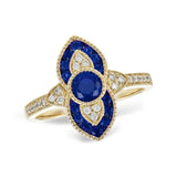 14KT Gold Ladies Sapphire Fashion Ring