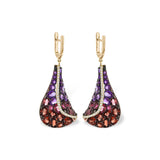 14KT Gold Multi-Stone Earrings