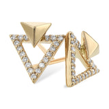 14KT Gold Diamond Earrings