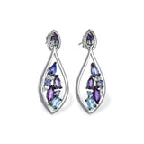 14KT Gold Multi-Stone Earrings