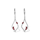 14KT Gold Ruby Earrings