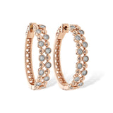 14KT Gold Diamond Earrings