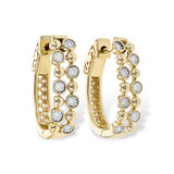 14KT Gold Diamond Earrings