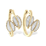 14KT Gold Diamond Earrings