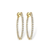 14KT Gold Diamond Earrings