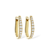 14KT Gold Diamond Earrings