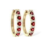 14KT Gold Ruby Earrings