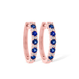 14KT Gold Sapphire Earrings