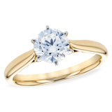 14KT Gold Diamond Semi-Mount Engagement Ring