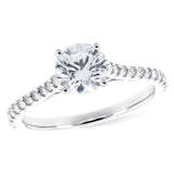 14KT Gold Diamond Semi-Mount Engagement Ring