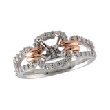 14KT Gold Diamond Semi-Mount Engagement Ring