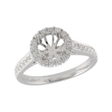 14KT Gold Semi-Mount Engagement Ring