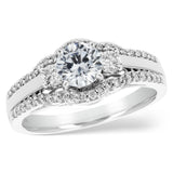 14KT Gold Diamond Semi-Mount Engagement Ring
