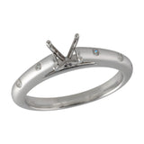 14KT Gold Diamond Semi-Mount Engagement Ring