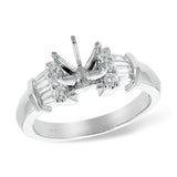 14KT Gold Semi-Mount Engagement Ring