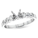 14KT Gold Semi-Mount Engagement Ring