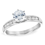 14KT Gold Diamond Semi-Mount Engagement Ring