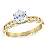 14KT Gold Diamond Semi-Mount Engagement Ring