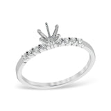 14KT Gold Semi-Mount Engagement Ring