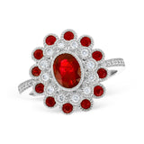 14KT Gold Ladies Ruby Fashion Ring