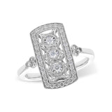 14KT Gold Ladies Diamond Fashion Ring