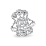 14KT Gold Ladies Diamond Fashion Ring