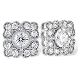 14KT Gold Diamond Earrings
