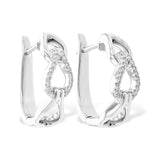 14KT Gold Diamond Earrings