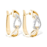 14KT Gold Diamond Earrings