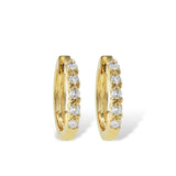 14KT Gold Diamond Earrings
