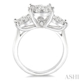 2 ctw Lovebright Round Cut Diamond Ring in 14K White Gold
