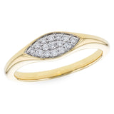 14KT Gold Ladies Diamond Fashion Ring