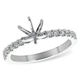 14KT Gold Semi-Mount Engagement Ring