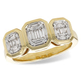 14KT Gold Ladies Diamond Fashion Ring