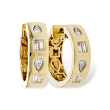 14KT Gold Diamond Earrings